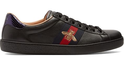 gucci new ace leather trainers|Gucci ace embroidered.